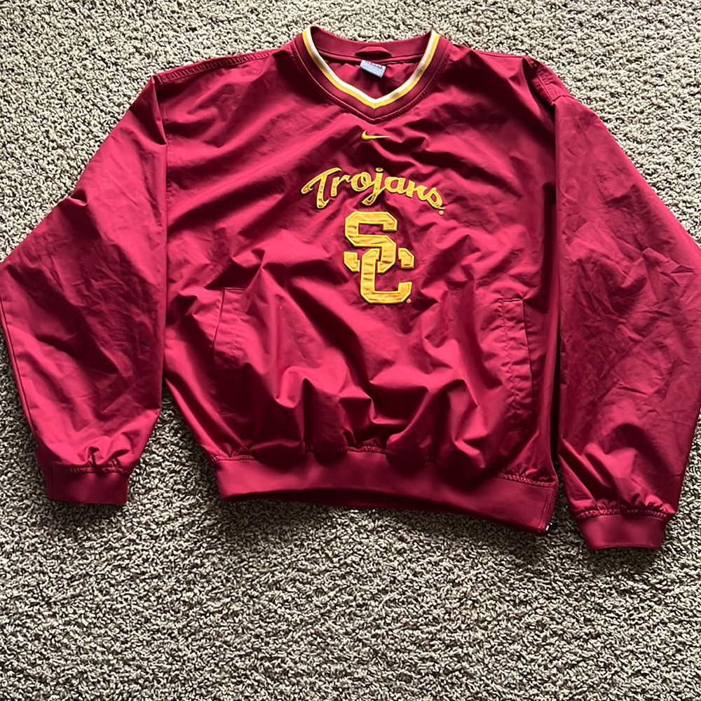 USC windbreaker sweater